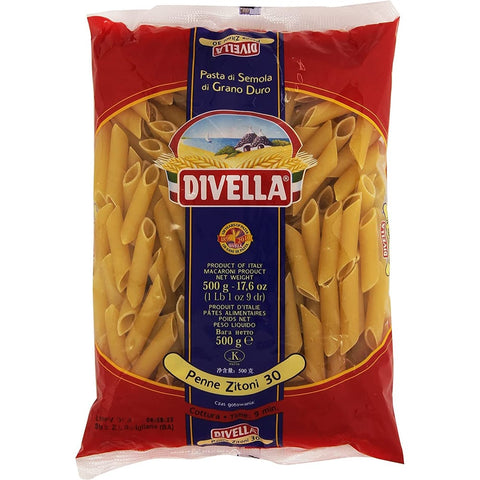Divella Nudeln & Pasta Divella Penne Zitoni N. 30 Hartweizengrieß Pasta Italienische Nudeln 500 g Packung Nudeln & Pasta italienisch Original 8005121000306