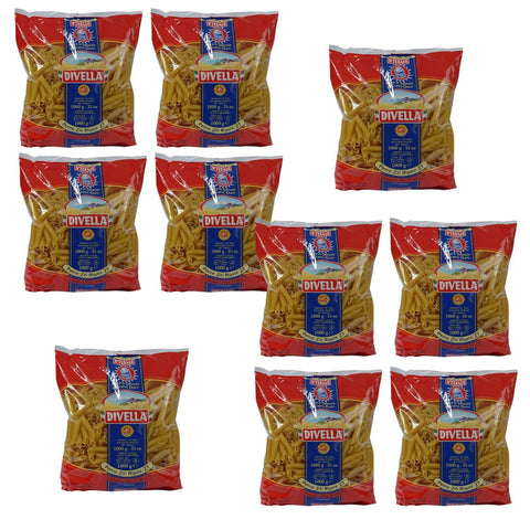 Divella N27 Penne Ziti Rigate 10x1000g Original italienisch Pasta