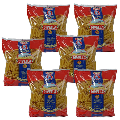 Divella N27 Penne Ziti Rigate 1000 g 6x italienisch Original Pasta