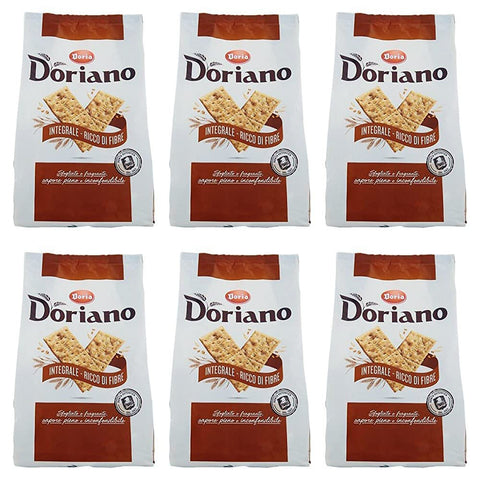 Doria Doriano Crackers Integrali Vollkorn Salzgebäck gesalzen kekse 6x700g Original italienisch