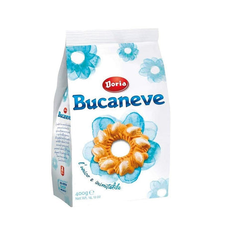 Doria Kekse Bucaneve Butterkeks kekse mit Zucker 400 g 12x italienisch Original