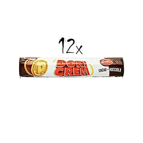 Doria Kekse Doricream schoko kekse kakao Haselnüss 12x italienisch Original