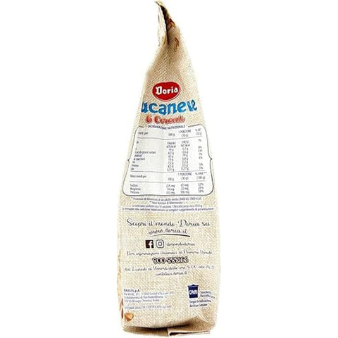 Doria Kekse Doria Bucaneve Biscotti ai 6 Cereali Kekse mit Hafer Dinkel Weizen Reis Buchweizen und Gerste Beutel 12x 300g italienisch Original 8000605151710
