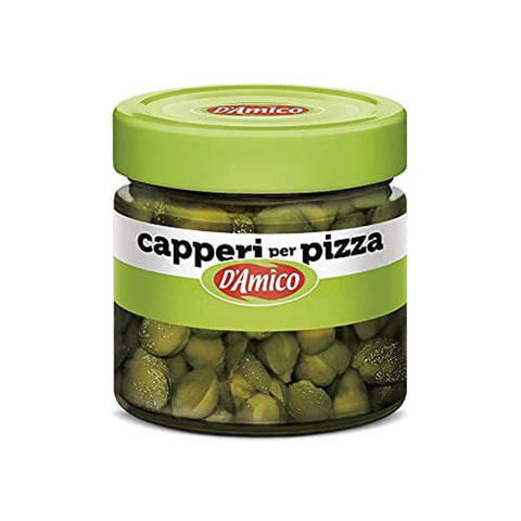 dutis D'Amico Capperi per Pizza Kapern für Pizza Glas 100g italienisch Original