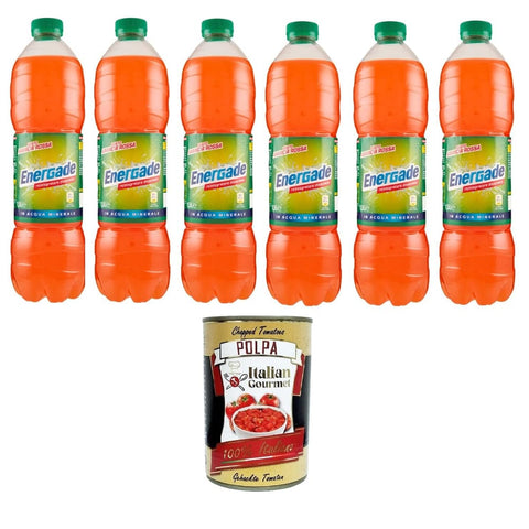 Energade Energy Drinks Energade Reintregatore di sali minerali Gusto Arancia Rossa Mineralsalz Ergänzungsmittel mit Blutorangengeschmack 6x150 cl italienisch Original 8032804040014