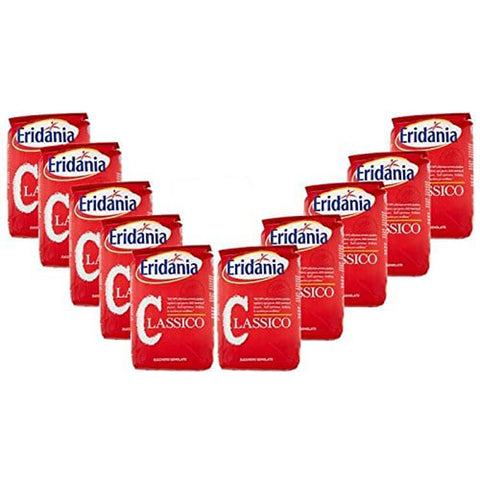 Eridania Zucker Eridania kg 1 x 10 Packungen Original italienisch