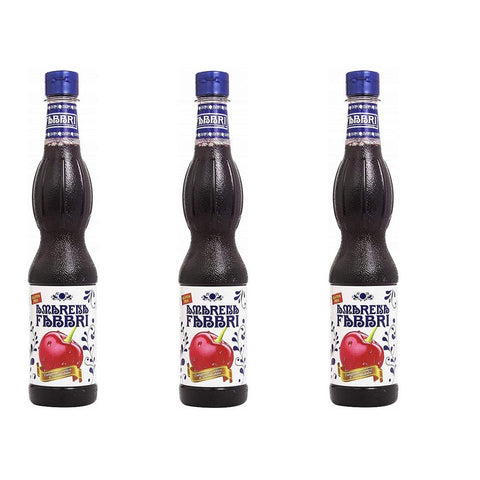 Fabbri 1905 Fabbri Scirippo all' Amarena 'Amarenasirup' softdrinks 100% 3x 560 ml italienisch Original
