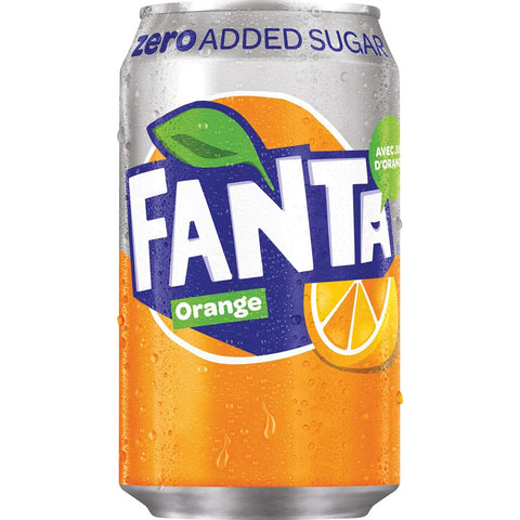 Fanta Orange Zéro (pack de 24 33 cl italienisch Original Limonade