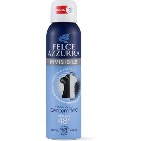 Felce azzurra Deo Felce Azzurra Invisible Deo Spray 48h – Anti-Flecken Deodorant ohne Alkohol, Microbiom-freundlich, Deocomplex Technologie, 6×150 ml 8001280031236