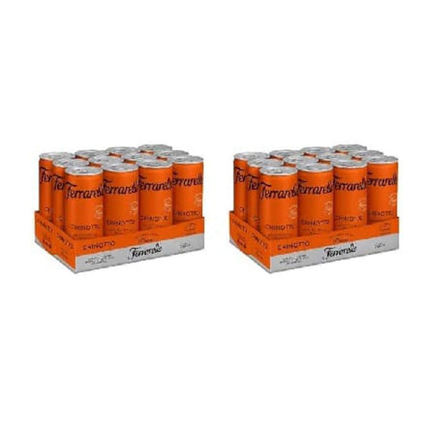 Ferrarelle Gassosa Cola & Limonade Ferrarelle Chinotto, Italienisches Erfrischungsgetränk mit Chinotto-Infusion, Sprudelwasser, 24x 250ml