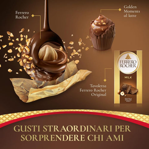 Ferrero Schokolade Ferrero Rocher Calza Strumpf 17 Ferrero Spezialitäten Befana Geschenkidee 255 g italienisch Original 8000500456446