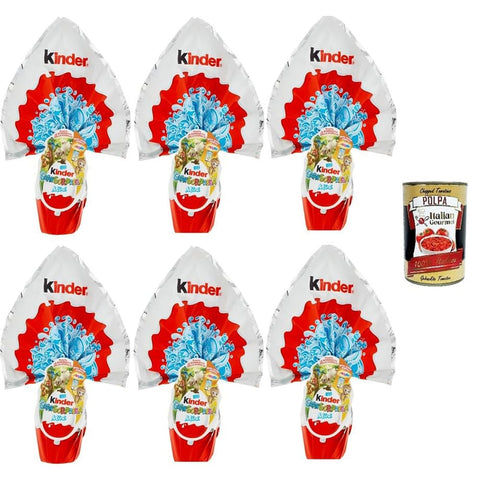 Ferrero Snack Kuchen & Backwaren Ferrero Kinder Gransorpresa Uovo dI Pasqua a. cioccolato al latte Milchschokolade Osterei 6x 41g italienisch Original 8000500283271