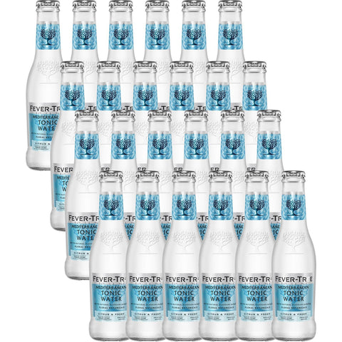 FEVER-TREE Mediterranean Tonic MW Flaschen MEHRWEG, 24er Pack 1x200ml Original italienisch Getränk