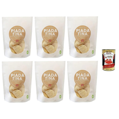 Figuli' KLASSISCHE Abgepackte Gebäckstücke Figuli' KLASSISCHE BIO - PIADATINA 6x 100g inkl. Italian Gourmet polpa 400g Original italienisch 8033971232059