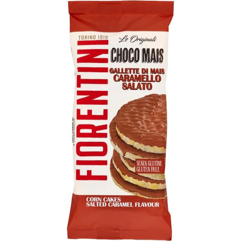 Fiorentini Desserts Fiorentini Gallette di mais ricoperte di caramello salato Mit gesalzenem Karamell überzogene Maiskuchen 8x 68gr italienisch Original 8002885002232