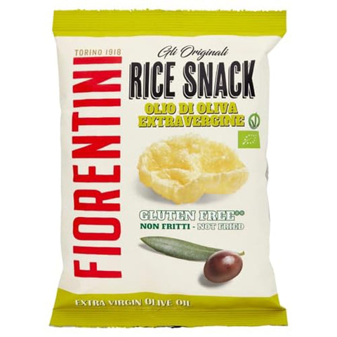 Fiorentini Flips 4x Fiorentini gli Originali Rice Snack Olio di Oliva Extravergine the Rice Snack Natives Olivenöl Extra 40 g italienisch Original SONDERANGEBOT 8002885004441