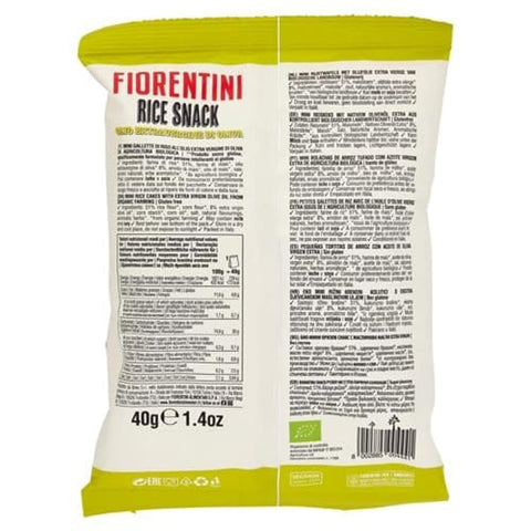 Fiorentini Flips 4x Fiorentini gli Originali Rice Snack Olio di Oliva Extravergine the Rice Snack Natives Olivenöl Extra 40 g italienisch Original SONDERANGEBOT 8002885004441