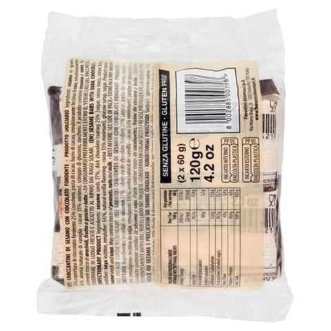 Fiorentini Croccantini di Sesamo con Cioccolato Sesam Crunchies mit Schokolade 10x 120gr italienisch Original