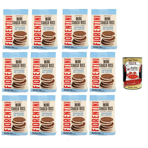 Fiorentini Flips Fiorentini the Originals Mini Choco Reismilchschokolade 12x 60 g inkl. Italian Gourmet polpa 400g Original italienisch 8032804040014
