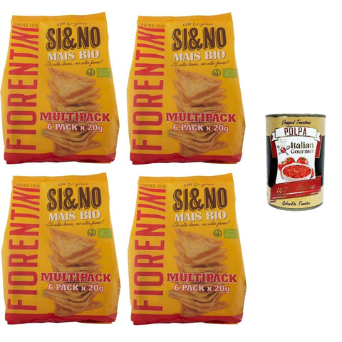 Fiorentini Reiswaffeln Fiorentini Si & No Mini Gallette di Mais Mini Maiskuchen 4x120gr italienisch Original 0