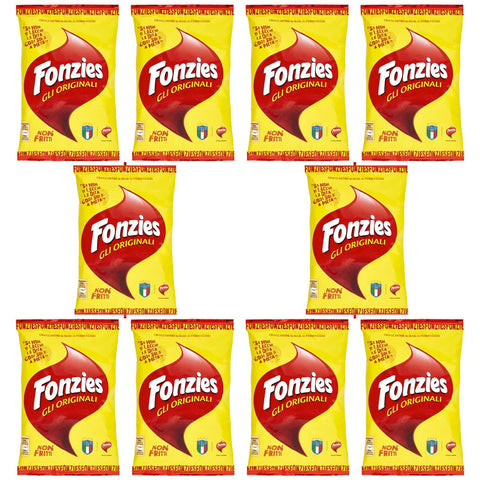 Fonzies Gli Originali 'Maissnack mit Käsegeschmack' 10x40g Original italienisch