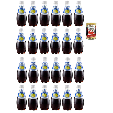 Fonzies San Benedetto Chinotto Passione Italiana PET 24x 40 cl Soda 100% Italienisches Getränk gasförmig Lemonade Bitterorange italienisch Original