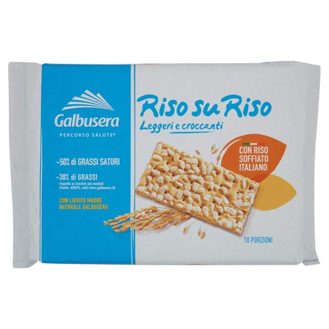 Galbusera Reis auf Reiscracker 3x380g Original italienisch