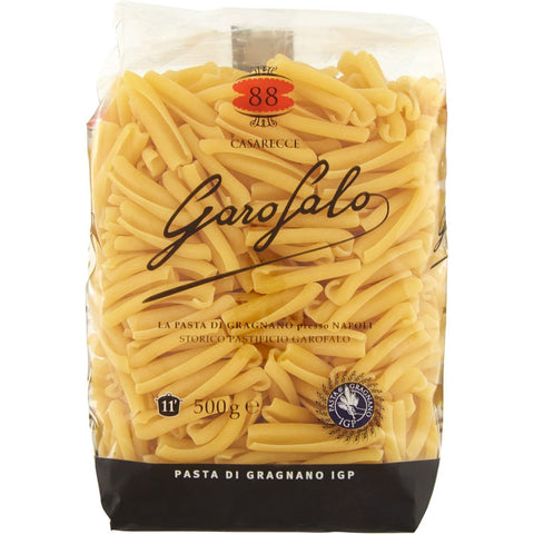 Garofalo Pasta di Gragnano IGP Casarecce N° 88 Hartweizengrieß Pasta 100% Neapolitanische Pasta Kurze Pasta Packung mit 10x 500g Original italienisch