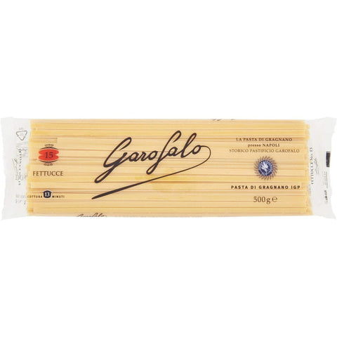 GAROFALO Pasta di Gragnano IGP Fettucce N° 15 Hartweizengrieß Pasta Neapolitanische Pasta Packung mit 500g 10x Original italienisch