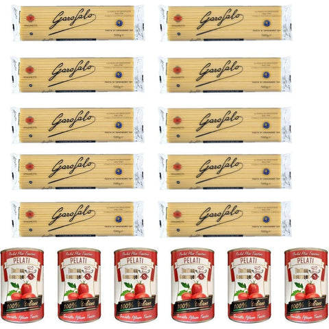 Garofalo Kurze Pasta Garofalo Spaghetti Hartweizen Italian Pasta 500 g Kurze Pasta italienisch Original 8000139910142