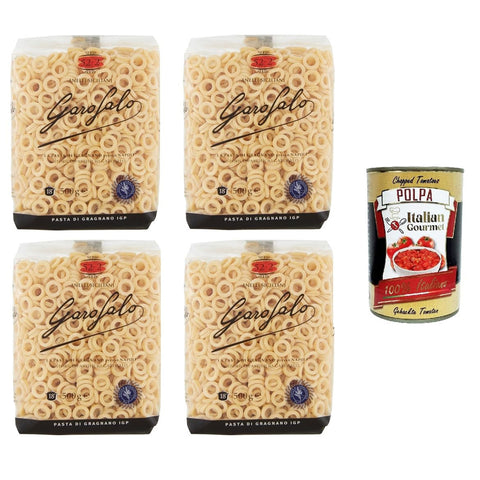 anelli siciliani no. 52 2 pasta di gragnano igp Sizilianische Ringe Nr. 52 2 Gragnano g.g.A. Nudeln 4x500g Original italienisch