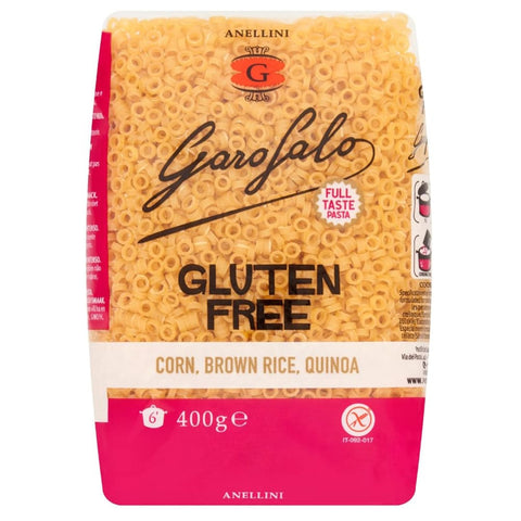 Garofalo Nudeln & Pasta 12x Garofalo Anellini 400 g Senza Glutine Glutin free, glutenfrei Pasta Noodles Nudeln & Pasta italienisch Original 8000139929861