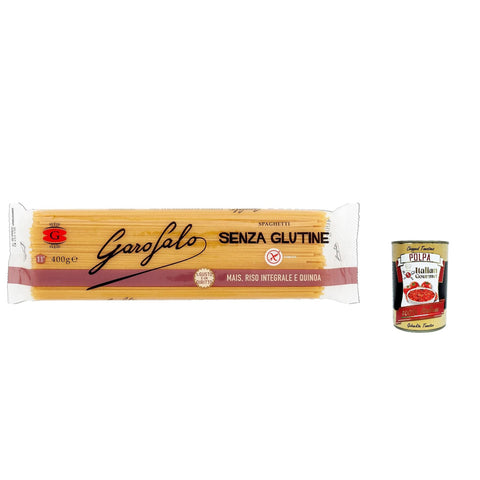 Garofalo Spaghetti Senza Glutine Glutin free glutenfrei Pasta Noodles 400 g 20x italienisch Original + kostenlos Polpa 400 g