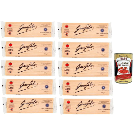 Garofalo Nudeln & Pasta Garofalo Linguine N. 12 Neapolitanische Hartweizengrieß Packung mit 500 g Pasta IGP Nudeln & Pasta italienisch Original 8000139004087