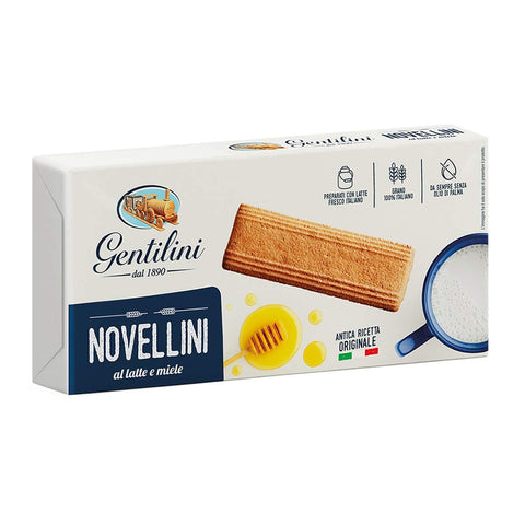 Gentilini Novellini Kekse mit Milch und Honig biscuits 250 g Italien 3x Original italienisch