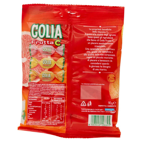 Golia Snackbohnen Golia Frutta C Harte Fruchtbonbons 12x 90 g 8003440108895