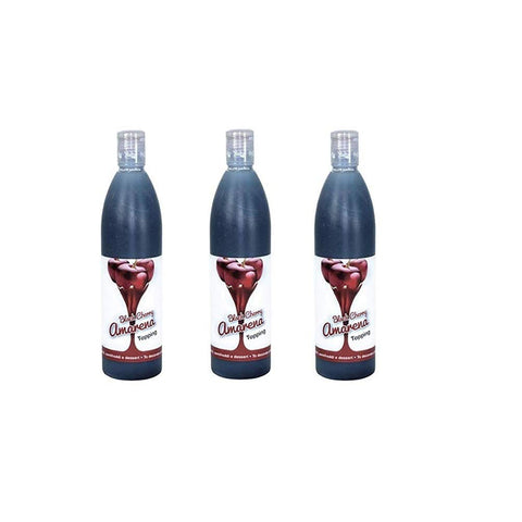 Great British Trading Limited Halta Topping Amarena sauce Schwarzkirsche 650 g für Desserts Kuchen Eis italienisch Original