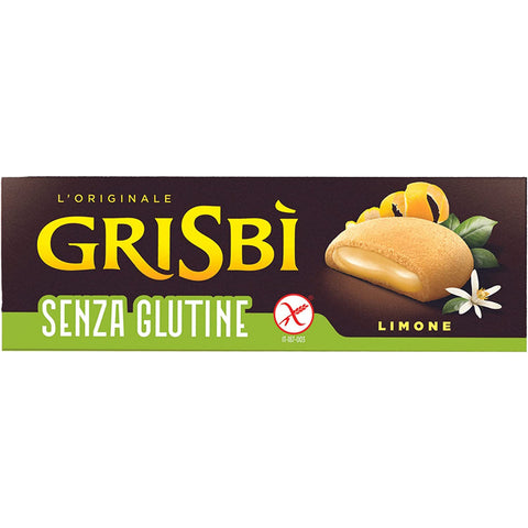 GREAT BRITISH TRADING LIMITED Vicenzi Grisbi Limone Glutenfrei cookies riegel Kekse Zitronencreme 6x 150g Original italienisch