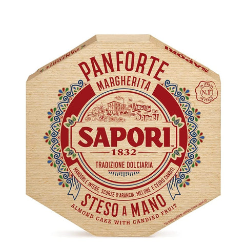 GREAT BRITISH TRADING LIMITED Snack Kuchen & Backwaren GREAT BRITISH TRADING LIMITED Sapori Panforte Margherita Steso a Mano Weihnachtskuchen mit Ganzen Süßen Mandeln 320g italienisch Original 8002590068141