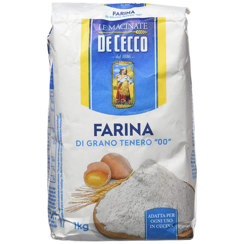 HAB & GUT LM001 10 De Cecco Farina di Grano Tenero Tipo 00 1x1kg Original italienisch Pasta