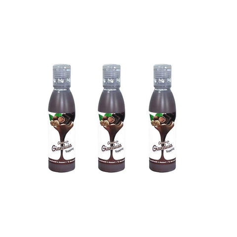 Halta Mini Topping Gianduia sauce Gianduja für Desserts, Kuchen, Eis 3x180g Original italienisch