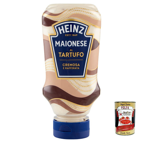 Heinz Mayonnaise Tartufo Mayo Trüffel 213 g 3x italienisch Original + kostenlos Polpa 400 g