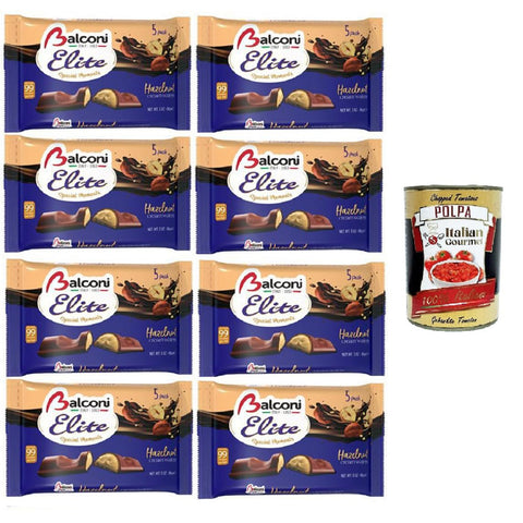 Balconi Elite Special Moments hazelnut Cream Wafers Haselnusscremewaffeln 8x86g Original italienisch Gebäck