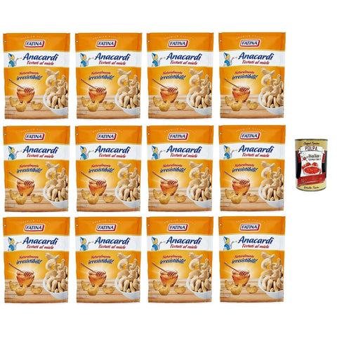 Fatina- Anacardi Tostati al Miele In Honig geröstete Cashewnüsse 12x130g Original italienisch Gebäck