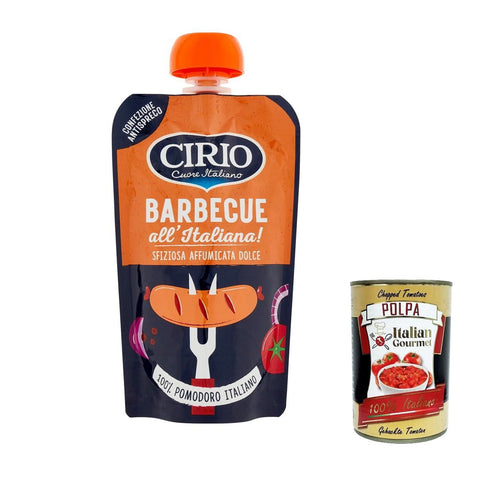 Cirio salsa barbecue all'italiana, gluten free, Italienische Barbeque BBQ Sauce 120 g Barbequesaucen italienisch Original