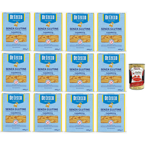 De Cecco Casareccia, senza Glutine No. 88, Glutenfrei,100% Italienisch Pasta Nudeln gluten free 12x 400 G Original