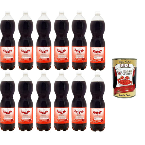 Guizza Cola senza Zuccheri Aggiunti Cola ohne Zuckerzusatz 12x1,5l Original italienisch Getränk