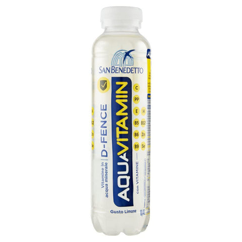 San Benedetto Aquavitamin D-Fence wasser mit Lemon PET Flasche 40cl 24x Original italienisch