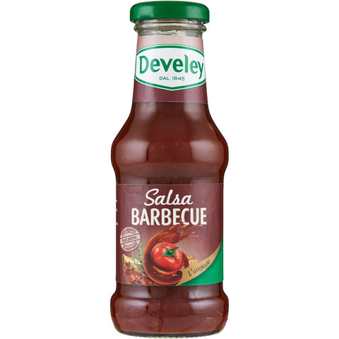 Develey Salsa Barbecue BBQ Soße Glutenfrei würzsauce Tafelsauce Glasflasche 3x250ml Original italienisch