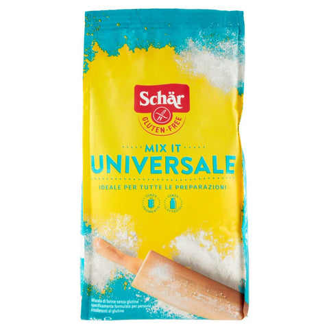 Schar Schär Mix Universale Miscela di fraine ideal für alles Mehlmischung für Menschen, die Gluten nicht vertragen Gluten - frei Mehl 6x 1Kg Original italienisch